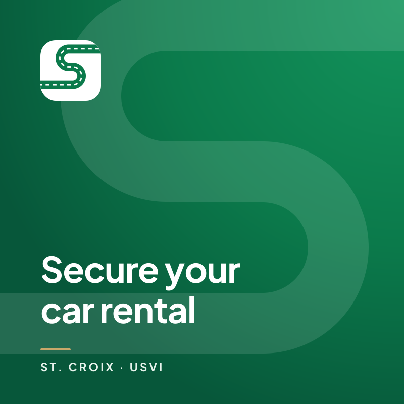 Secure your car rental on St. Croix, USVI