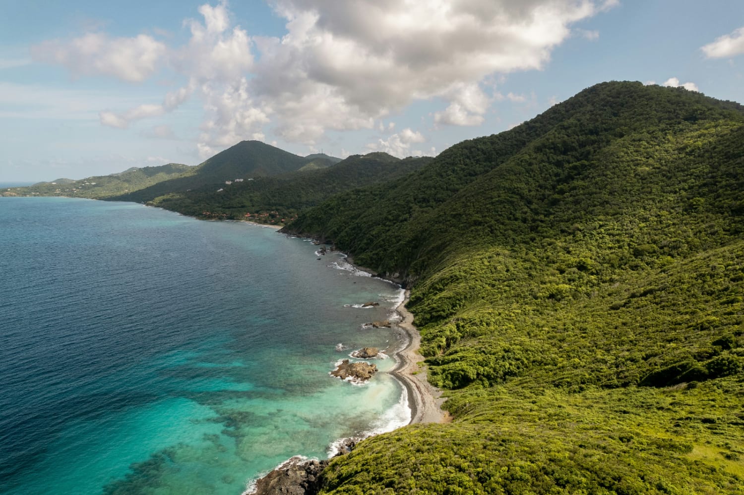 scenic route in St. Croix, USVI